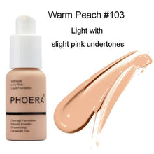 Load image into Gallery viewer, Phoera Foundation Full Coverage Flawless Matte Liquid Foundation - 1 or 2 Pack - Free Delivery