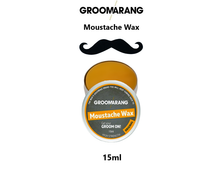 Load image into Gallery viewer, Groomarang Moustache Wax - Original & Sandalwood (Available in 15ml & 30ml)