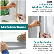 Load image into Gallery viewer, Generise Foam Draught Strip / Draft Strip 10 Metres - Free Delivery