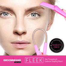 Load image into Gallery viewer, Groomarang For Her 'Fleek' – The Ultimate 2-in-1 Hair Threading & Eyebrow Shaping Wand