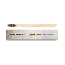 Load image into Gallery viewer, Groomarang Activated Charcoal Teeth Whitening Toothpaste - Optional Bamboo Toothbrush