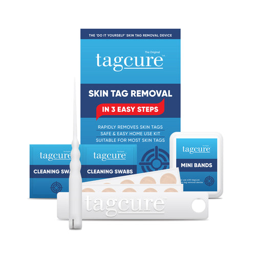 Tagcure Skin Tag Removal Device For Skin Tags 0.5cm or Less - Optional Refill Pack - Unisex