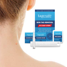 Load image into Gallery viewer, Tagcure Skin Tag Removal Device & Tagcure Top Up Pack - For Skin Tags 0.5cm or Less - Unisex - COMPLETE KIT