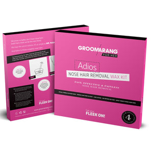 Groomarang For Her - Adios Nose Hair Removal Wax Kit For Her & Optional Bundle
