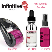 Load image into Gallery viewer, Derma Roller Anti Wrinkle Bundle