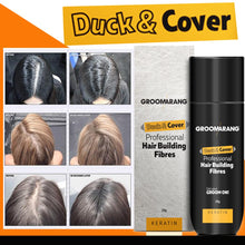 Load image into Gallery viewer, Groomarang Duck & Cover Professional Keratin Hair Loss Building Fibres 28g
