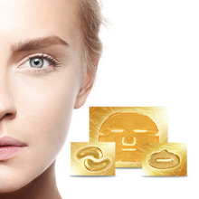 Load image into Gallery viewer, Gold Collagen & Hyaluronic Face Mask, Eye Mask & Lip Mask Bundles