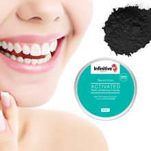 Load image into Gallery viewer, Infinitive Beauty 'Rise and Shine' Activated Charcoal Teeth Whitening Powder - Natural Smile Brightener