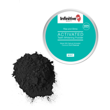 Load image into Gallery viewer, Infinitive Beauty 'Rise and Shine' Activated Charcoal Teeth Whitening Powder - Natural Smile Brightener