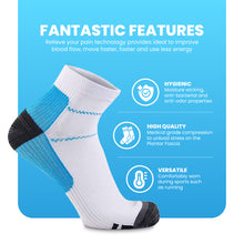 Load image into Gallery viewer, Pain Relief Plantar Compression Ankle Socks – Free UK Delivery