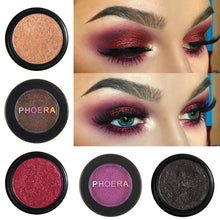 Load image into Gallery viewer, Phoera Shimmer Eyeshadow – Long-Lasting Metallic Formula | Free UK Postage
