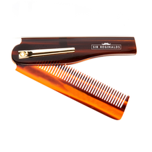Load image into Gallery viewer, Flip Moustache Combs – 3 Stylish Designs for Beard & Moustache Care with Free UK Delivery