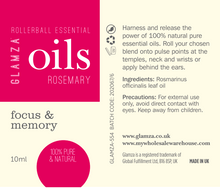 Load image into Gallery viewer, Glamza Premium Essential Oils 10ml, 100% Pure Lavender, Orange, Peppermint, Eucalyptus, Rosemary, Rosehip, Free Delivery