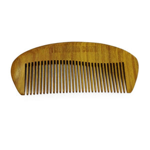 Wooden Beard Combs - Handmade Engraved Sandalwood - 4 Types