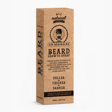 Load image into Gallery viewer, Sir Reginald’s Beard Growth Spray 60ml – 100% Natural for a Fuller, Thicker Beard – Free UK Delivery