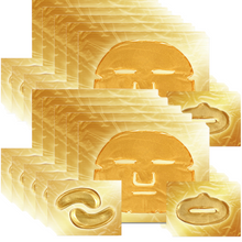 Load image into Gallery viewer, Gold Collagen & Hyaluronic Face Mask, Eye Mask & Lip Mask Bundles