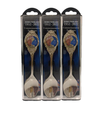 Load image into Gallery viewer, Queens Platinum Jubilee Commemorative Souvenir Tea Spoon