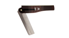 Load image into Gallery viewer, Flip Moustache Combs – 3 Stylish Designs for Beard & Moustache Care with Free UK Delivery