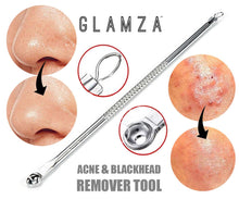 Load image into Gallery viewer, Glamza Double-Ended Spot Removal Tool – Precision Blackhead & Pimple Extractor