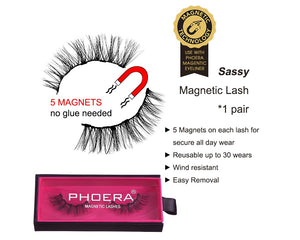 Phoera Magnetic Lashes - 3 Incredible Designs