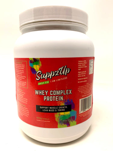 SUPPZUP Whey Complex Protein 600g - Vanilla