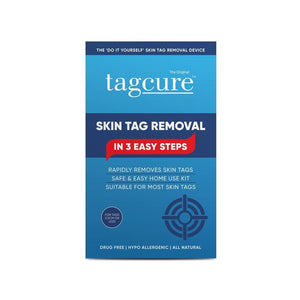 Tagcure Skin Tag Removal Device & Tagcure Top Up Pack - For Skin Tags 0.5cm or Less - Unisex - COMPLETE KIT