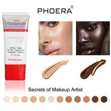 Load image into Gallery viewer, Phoera Natural Look Velvety Foundation 30ml – 1 or 2 Pack – Free UK Delivery