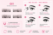 Load image into Gallery viewer, Glamza Magnetic Eyelashes – 8 Stunning Designs with Free UK Delivery!