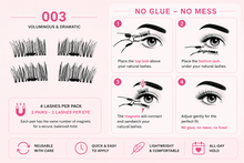 Load image into Gallery viewer, Glamza Magnetic Eyelashes – 8 Stunning Designs with Free UK Delivery!