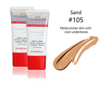 Load image into Gallery viewer, Phoera Natural Look Velvety Foundation 30ml – 1 or 2 Pack – Free UK Delivery