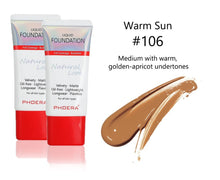 Load image into Gallery viewer, Phoera Natural Look Velvety Foundation 30ml – 1 or 2 Pack – Free UK Delivery