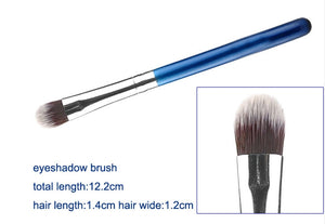 10pc iB Professional Brush Set With Blue Carry Case