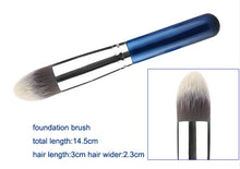 Load image into Gallery viewer, 10pc iB Professional Brush Set With Blue Carry Case