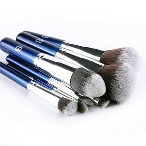 10pc iB Professional Brush Set With Blue Carry Case