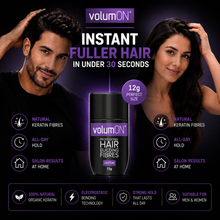 Load image into Gallery viewer, Volumon Hair Loss Building Fibres - COTTON 12g - For Men &amp; Women!