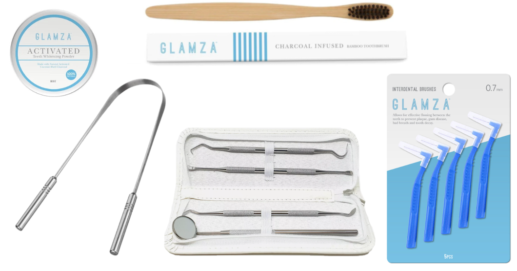 Oral Health Kit - 8 Piece & 12 Piece for a Cleaner, Brighter Smile!