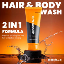 Load image into Gallery viewer, Groomarang Power of Man ‘Total Energy’ Hair and Body Wash 200ml