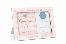 Load image into Gallery viewer, Birthday Milestone Photo Frames – 21, 40 &amp; 60 | 4" x 6" | The Leonardo Collection by Lesser &amp; Pavey