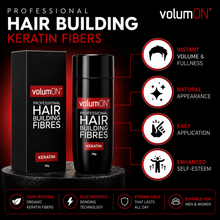 Load image into Gallery viewer, Volumon Hair Loss Building Fibres - KERATIN 28g