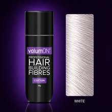 Load image into Gallery viewer, Volumon Hair Loss Building Fibres - COTTON 28g - For Men &amp; Women!
