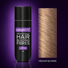 Load image into Gallery viewer, Volumon Hair Loss Building Fibres - COTTON 28g - For Men &amp; Women!