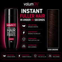 Load image into Gallery viewer, Volumon Hair Loss Building Fibres - KERATIN 28g