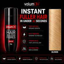 Load image into Gallery viewer, Volumon Hair Loss Building Fibres - KERATIN 28g