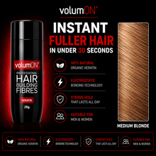 Load image into Gallery viewer, Volumon Hair Loss Building Fibres - KERATIN 28g