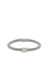Load image into Gallery viewer, Diamond Style London - Galaxy Bracelet with Gold Plated Charm (Item code: Galaxybragoldmix)