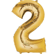 Load image into Gallery viewer, Giant Happy Birthday Number Balloons with Free Delivery!