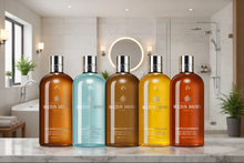 Load image into Gallery viewer, Molton Brown 3pc Mystery Bath &amp; Shower Gel Body Care Gift Set - 300ml Bottles - FLASH SALE
