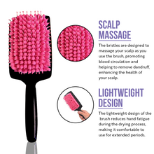 Load image into Gallery viewer, Miss Pouty Large Microfibre Quick Dry Hair Brush – Fast Drying &amp; Scalp Care in One