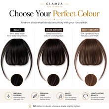 Load image into Gallery viewer, Glamza Clip In Hair Bangs – With &amp; Without Sideburns | Free UK Delivery