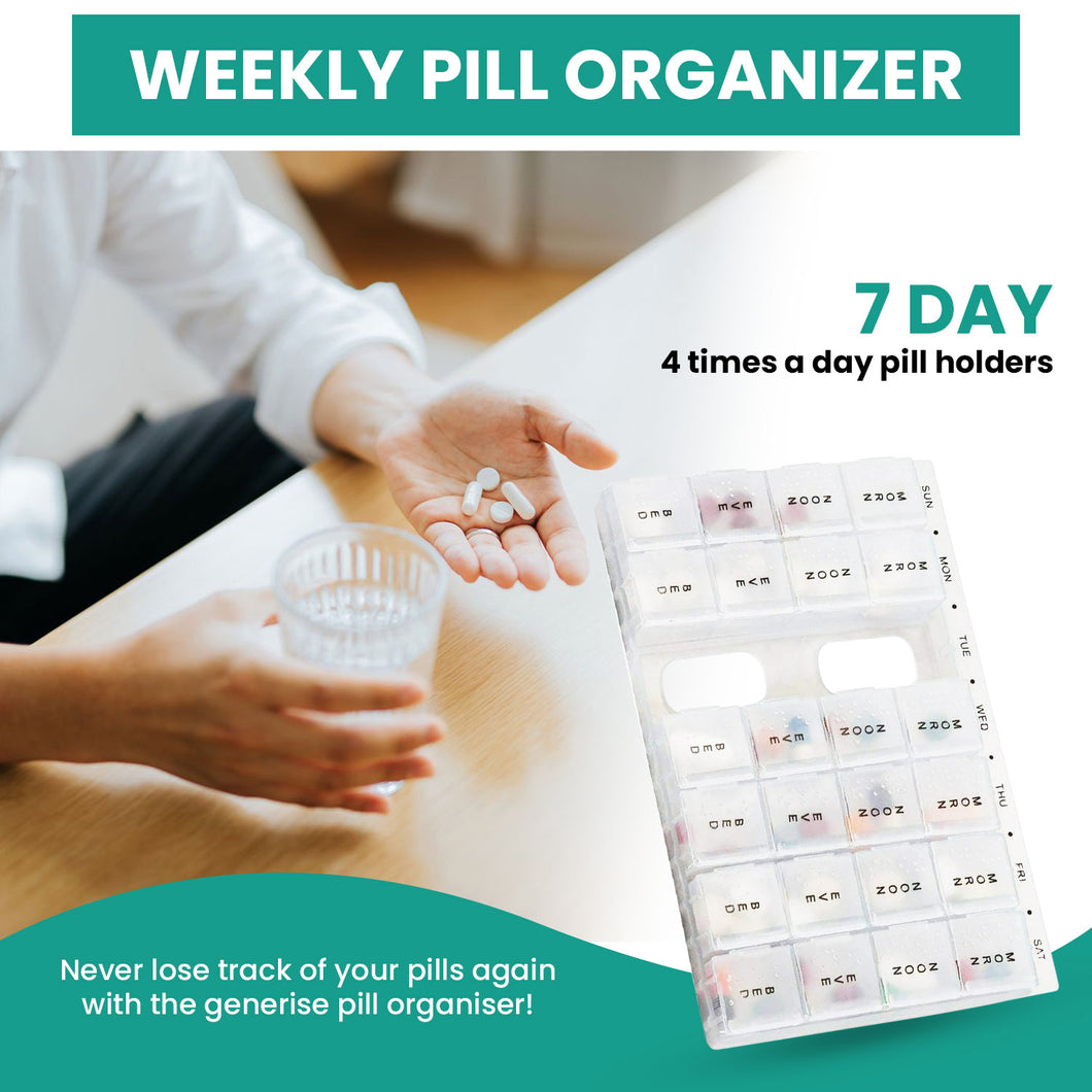 7 Day Pill Box & Supplement Organiser